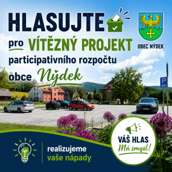 hlasujte pro vítězný projekt