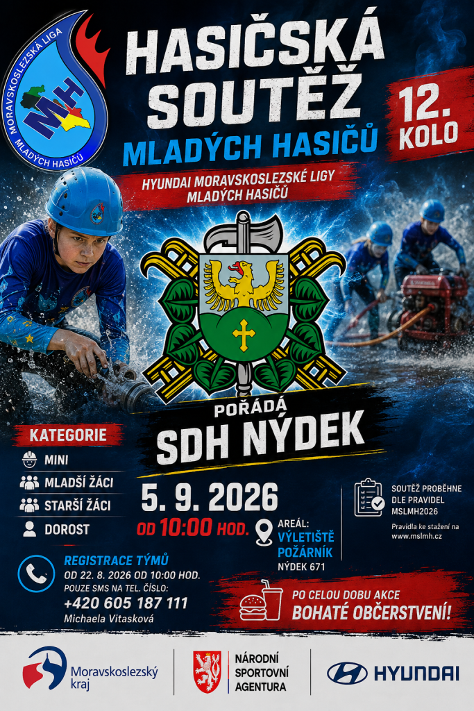 HYUNDAI MORAVSKOSLEZSKÉ LIGY MLADÝCH HASIČŮ