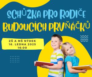 Schůzka pro rodiče budoucích prvňáčků 2