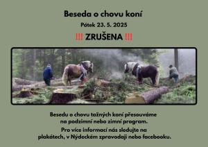 Beseda - ZRUŠENO