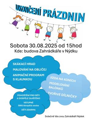 ukončení prázdnin