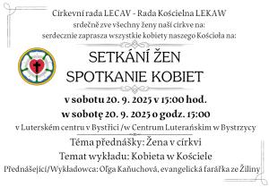 SETKÁNÍ ŽEN SPOTKANIE KOBIET