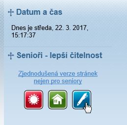 Nový modul Senioři