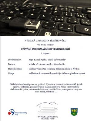 Užívání informačních technologií